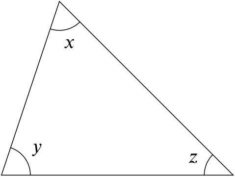 $\angle$ sum of $\triangle$