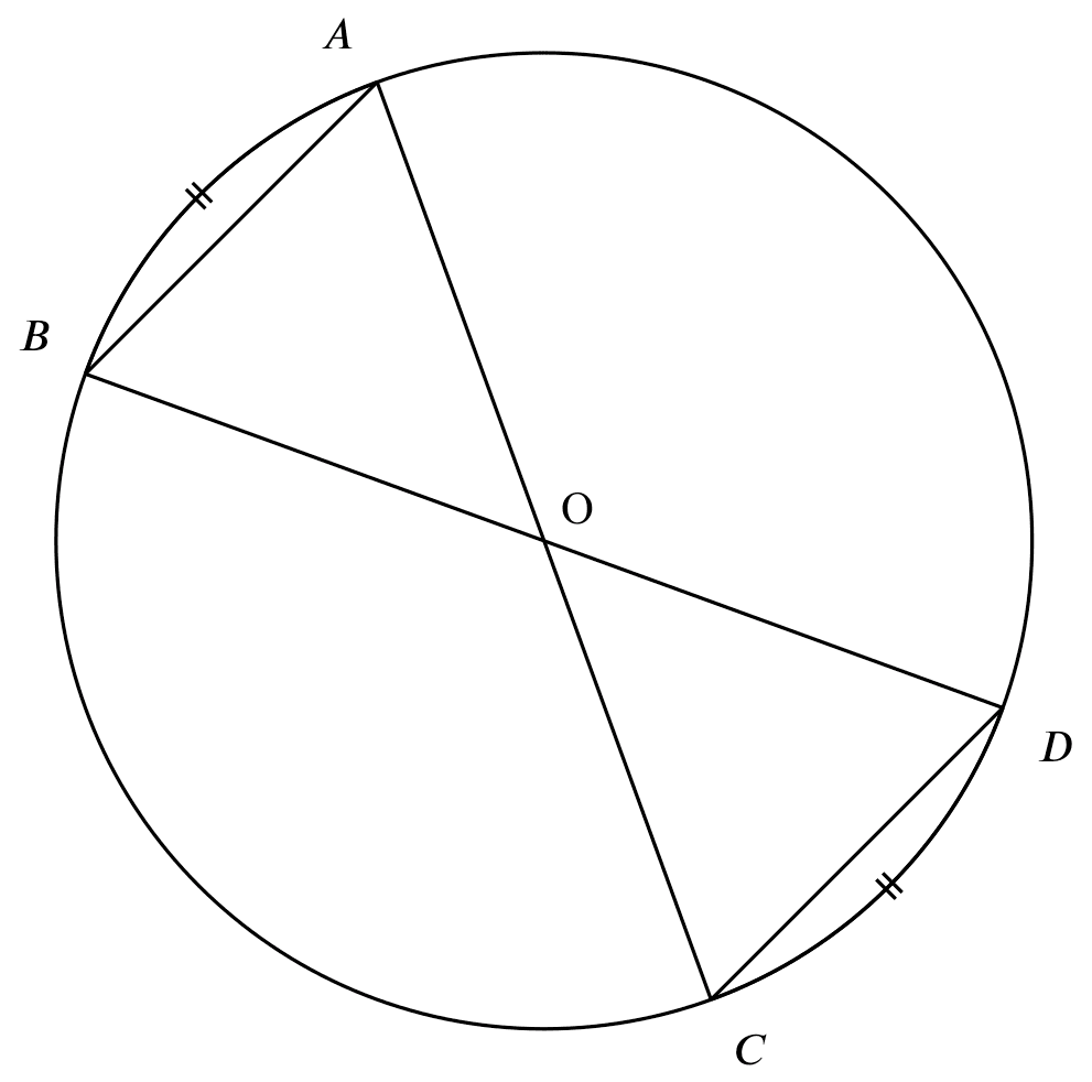 equal arcs, equal chords
