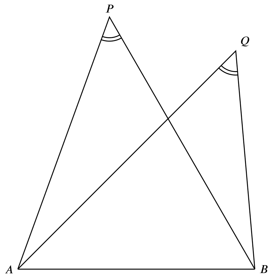 converse of $\angle$s in the same segment